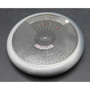 50 Year Perpetual Calendar Desk Calendar Metal Round Calendar 2018-2067